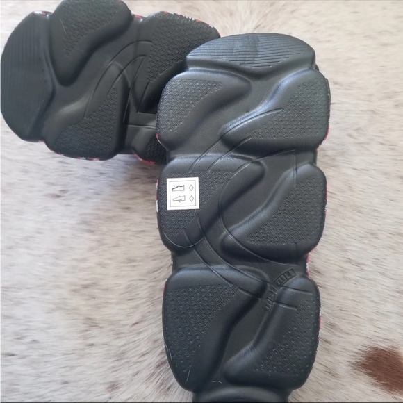 New CHAMPION Meloso Squish Smile Men's Slide Sandals Black/Red Men Size 12 - Picture 7 of 7